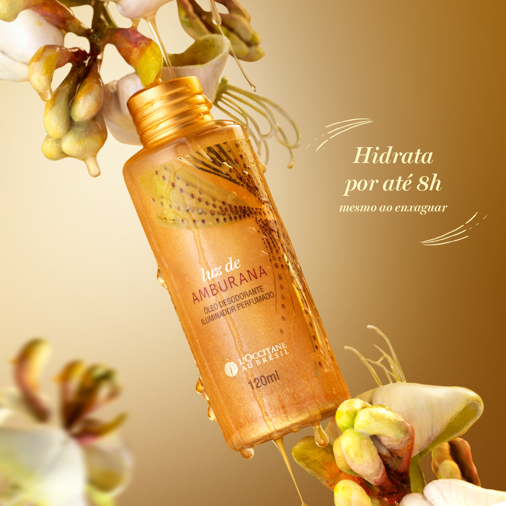 Óleo Desodorante Iluminador Perfumado Luz de Amburana 120ml, ,  large image number 3